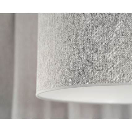 Duolla - Lámpara colgante ROLLER ECO RECYCLING 1xE27/15W/230V diá. 45 cm gris