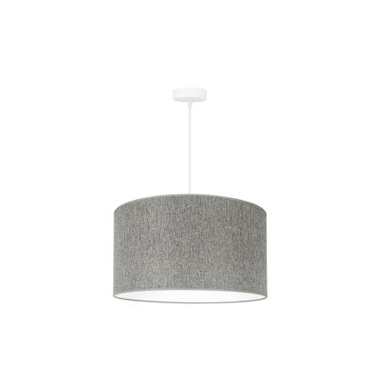 Duolla - Lámpara colgante ROLLER ECO RECYCLING 1xE27/15W/230V diá. 45 cm gris
