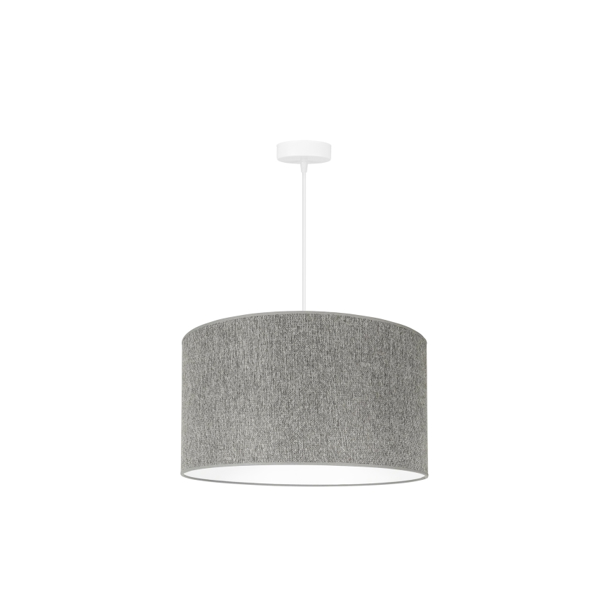 Duolla - Lámpara colgante ROLLER ECO RECYCLING 1xE27/15W/230V diá. 45 cm gris