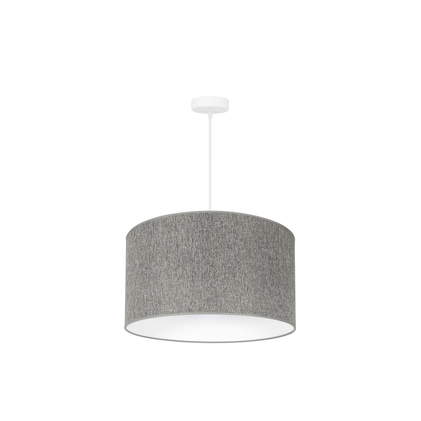 Duolla - Lámpara colgante ROLLER ECO RECYCLING 1xE27/15W/230V diá. 45 cm gris
