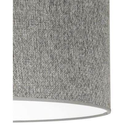 Duolla - Lámpara colgante ROLLER ECO RECYCLING 1xE27/15W/230V diá. 45 cm gris