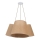 Duolla - Lámpara colgante ROSSA 3xE27/15W/230V diá. 75 cm marrón