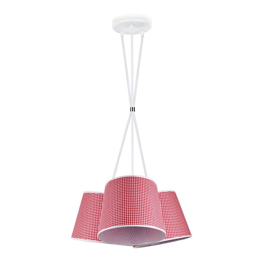 Duolla - Lámpara colgante ROSSA 3xE27/40W/230V diá. 40 cm