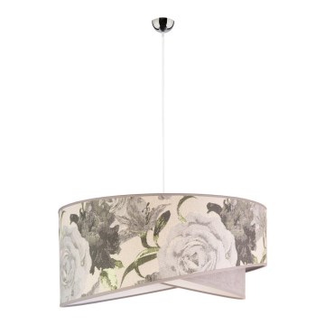 Duolla - Lámpara colgante ROYAL 1xE27/40W/230V diá. 50 cm gris