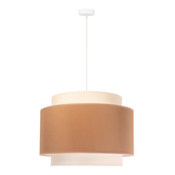 Duolla - Lámpara colgante SOHO 1xE27/40W/230V diá. 40 cm beige/color crema