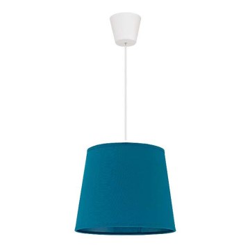 Duolla - Lámpara colgante SOLO 1xE27/40W/230V diá. 24 cm azul