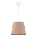 Duolla - Lámpara colgante SOLO 1xE27/40W/230V diá. 24 cm beige