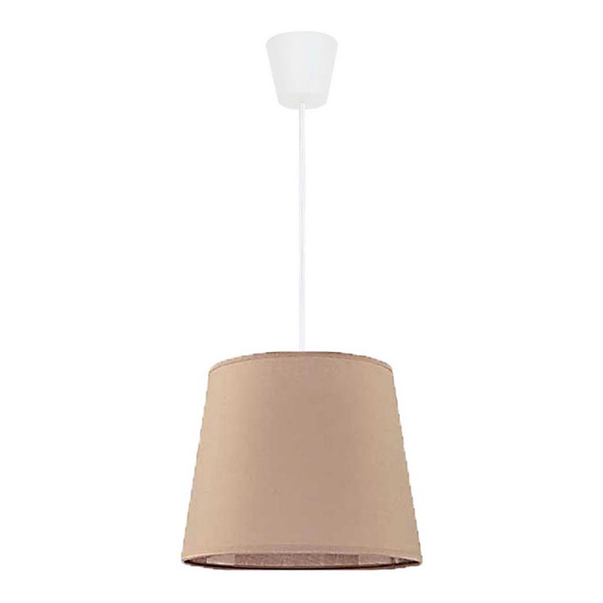 Duolla - Lámpara colgante SOLO 1xE27/40W/230V diá. 24 cm beige