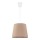 Duolla - Lámpara colgante SOLO 1xE27/40W/230V diá. 24 cm beige