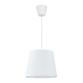 Duolla - Lámpara colgante SOLO 1xE27/40W/230V diá. 24 cm blanco