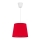 Duolla - Lámpara colgante SOLO 1xE27/40W/230V diá. 24 cm rojo