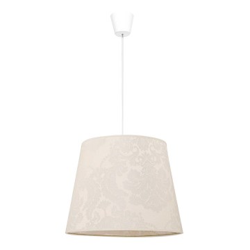 Duolla - Lámpara colgante SOPRANO 1xE27/40W/230V diá. 38 cm beige