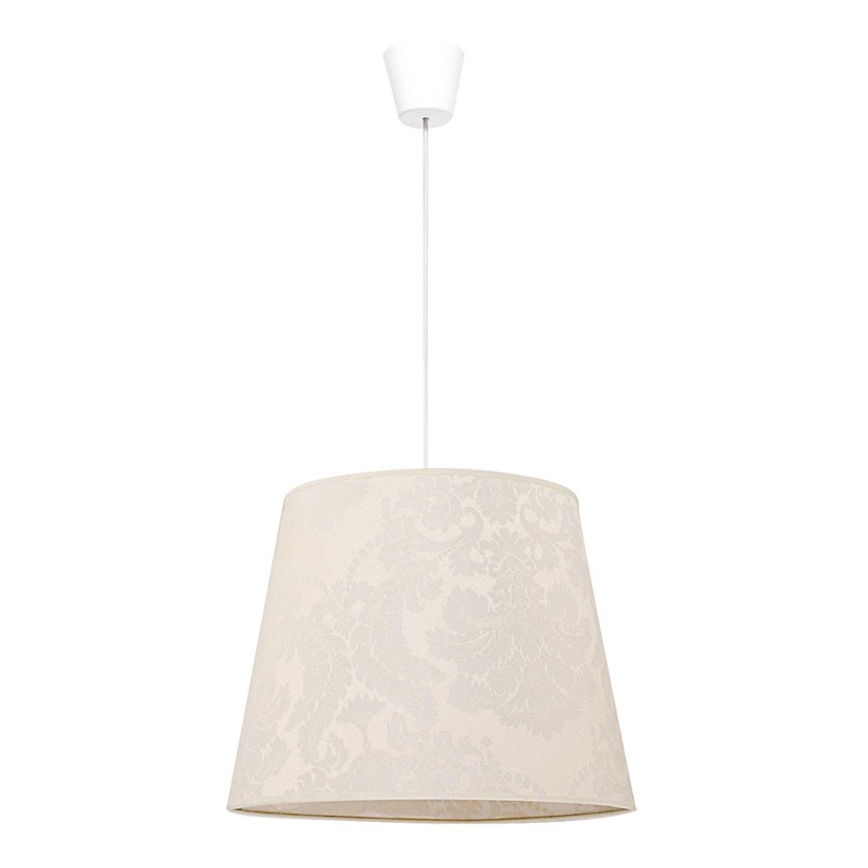 Duolla - Lámpara colgante SOPRANO 1xE27/40W/230V diá. 38 cm beige