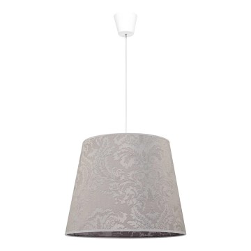Duolla - Lámpara colgante SOPRANO 1xE27/40W/230V diá. 38 cm plata