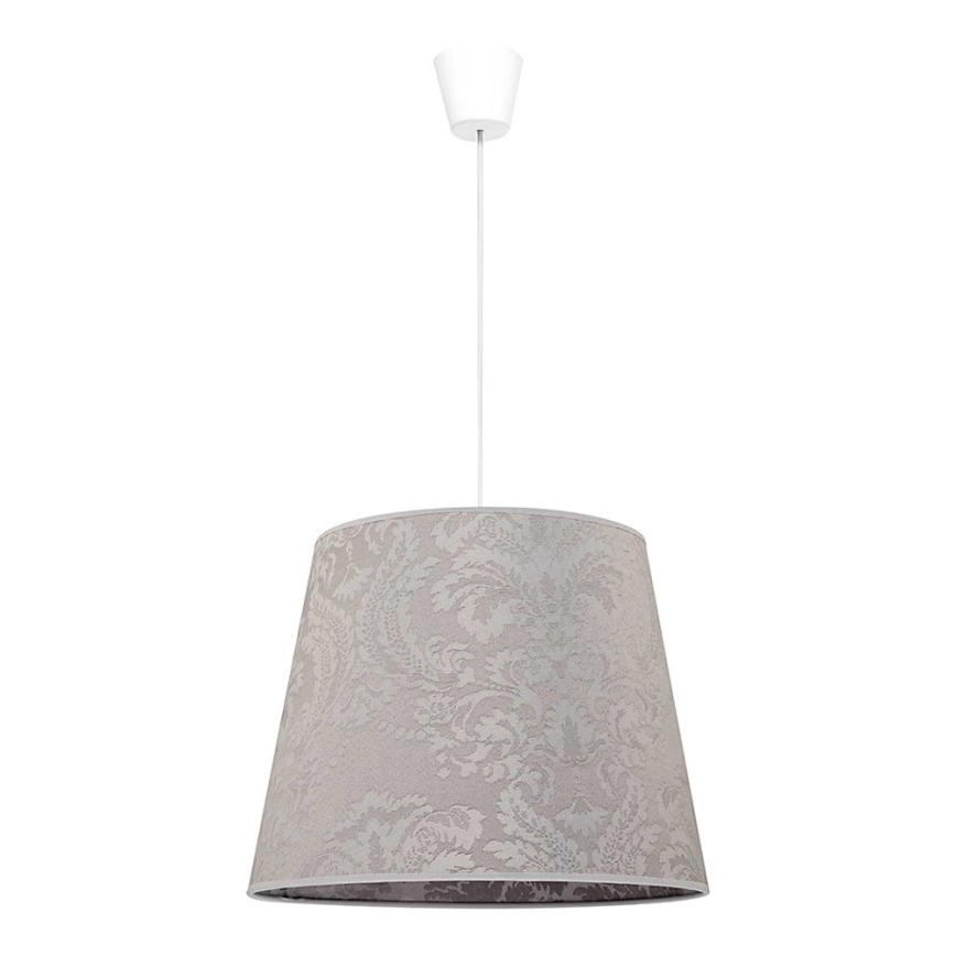 Duolla - Lámpara colgante SOPRANO 1xE27/40W/230V diá. 38 cm plata