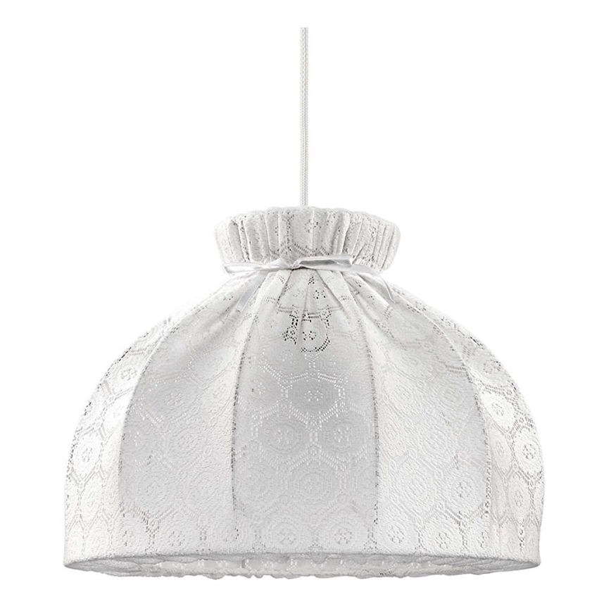 Duolla - Lámpara colgante SYMPHONY 1xE27/40W/230V diá. 38 cm blanco