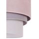 Duolla - Lámpara colgante TRIO 1xE27/15W/230V rosa/gris/blanco
