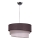 Duolla - Lámpara colgante TRIO 1xE27/40W/230V diá. 45 cm antracita/gris/blanco