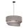 Duolla - Lámpara colgante TRIO 1xE27/40W/230V diá. 45 cm gris