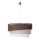 Duolla - Lámpara colgante TRIO 1xE27/40W/230V diá. 45 cm marrón/beige/blanco