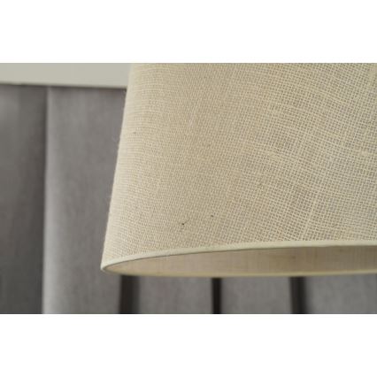 Duolla - Lámpara colgante YUTE 1xE27/15W/230V diá. 38 cm gris