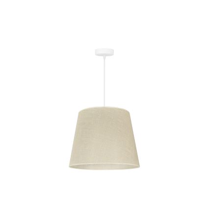 Duolla - Lámpara colgante YUTE 1xE27/15W/230V diá. 38 cm gris