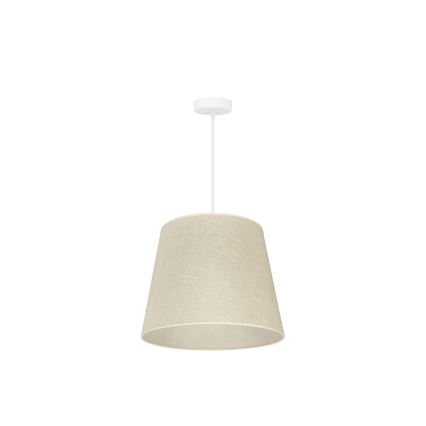 Duolla - Lámpara colgante YUTE 1xE27/15W/230V diá. 38 cm gris