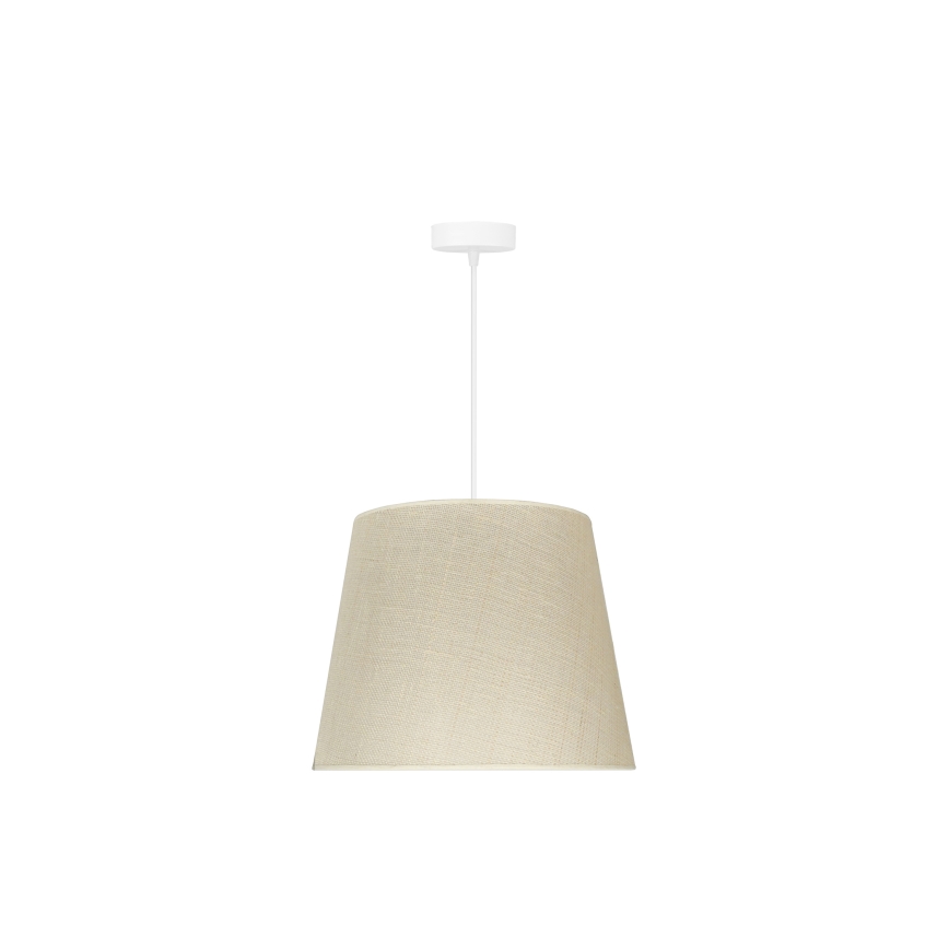 Duolla - Lámpara colgante YUTE 1xE27/15W/230V diá. 38 cm gris