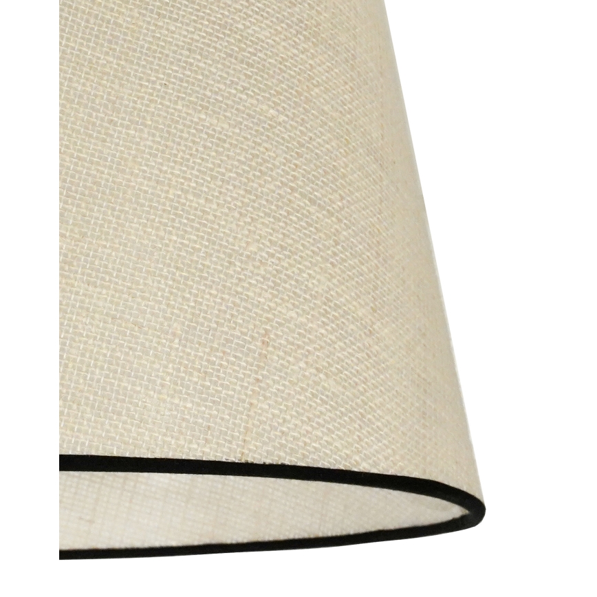 Duolla - Lámpara colgante YUTE 1xE27/15W/230V diá. 38 cm gris/negro