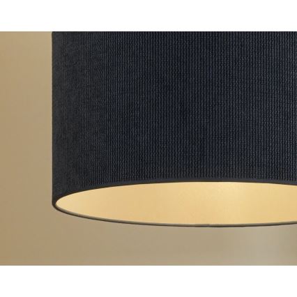 Duolla - Lámpara de araña de cable CORDUROY 1xE27/15W/230V d. 40 cm azul oscuro