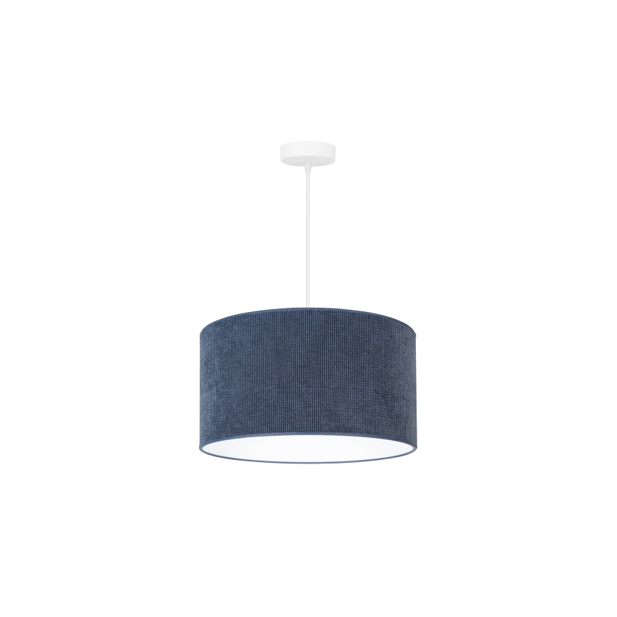 Duolla - Lámpara de araña de cable CORDUROY 1xE27/15W/230V d. 40 cm azul oscuro