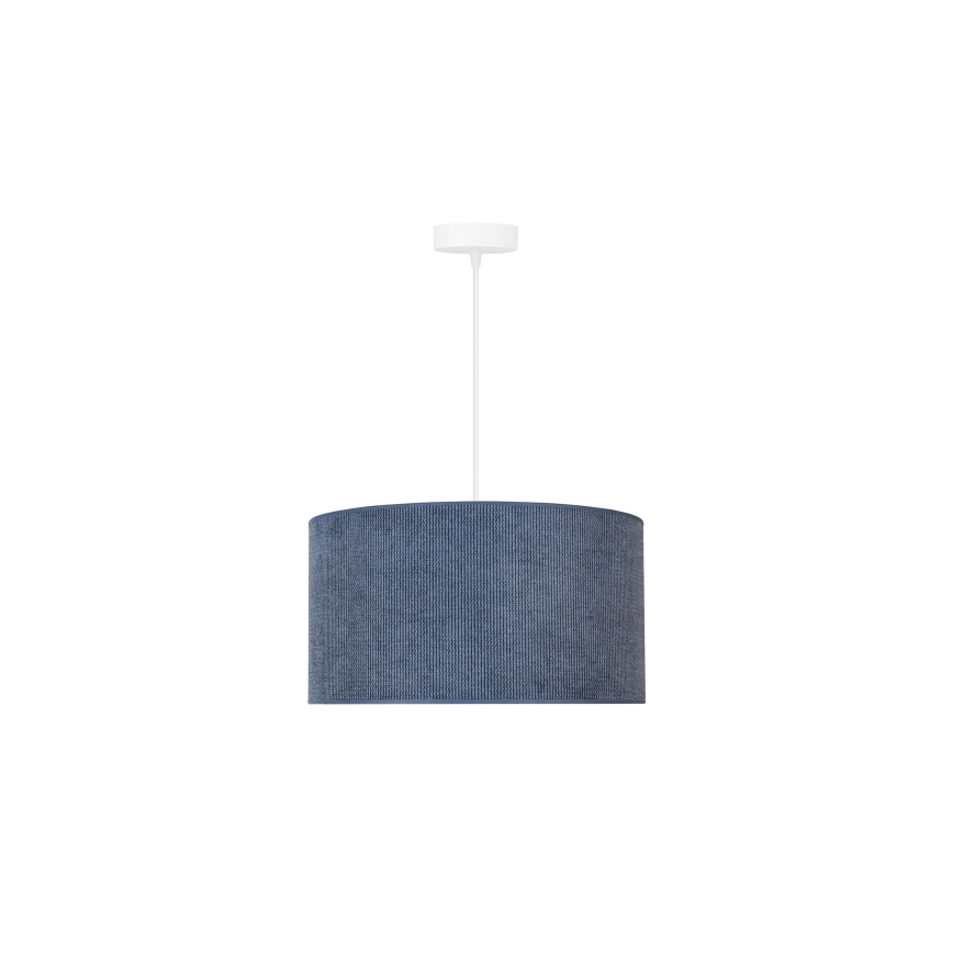 Duolla - Lámpara de araña de cable CORDUROY 1xE27/15W/230V d. 40 cm azul oscuro