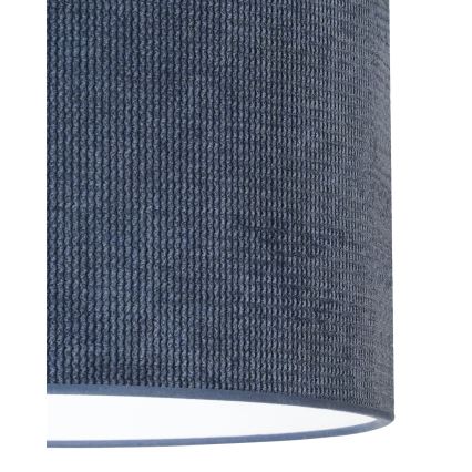 Duolla - Lámpara de araña de cable CORDUROY 1xE27/15W/230V d. 40 cm azul oscuro