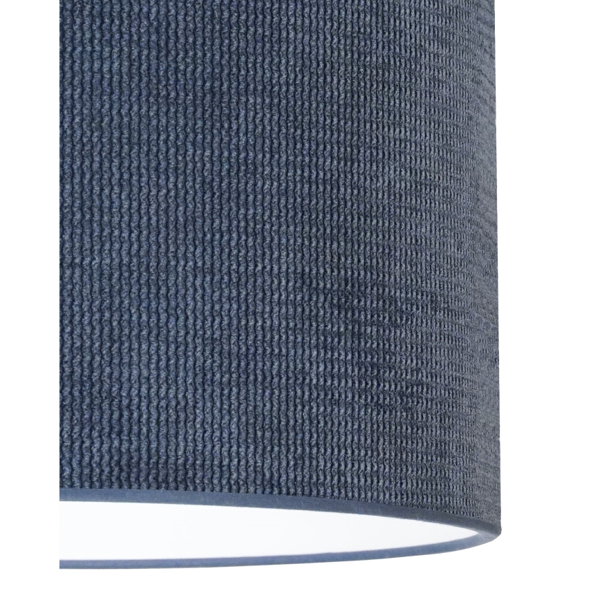 Duolla - Lámpara de araña de cable CORDUROY 1xE27/15W/230V d. 40 cm azul oscuro
