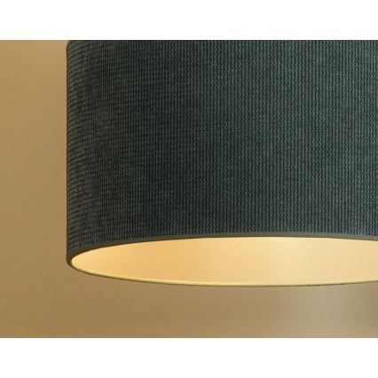 Duolla - Lámpara de araña en ristra CORDUROY 1xE27/15W/230V d. 40 cm azul claro