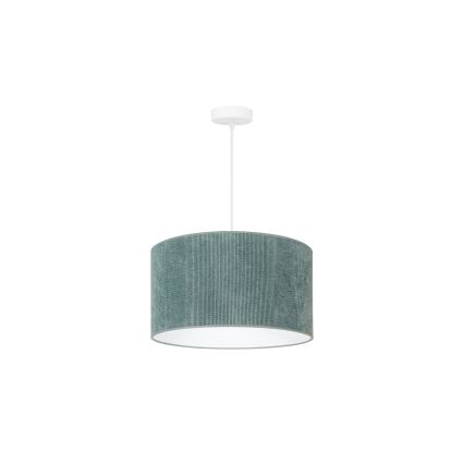 Duolla - Lámpara de araña en ristra CORDUROY 1xE27/15W/230V d. 40 cm azul claro