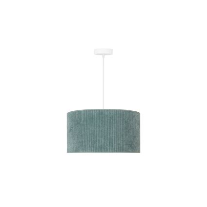 Duolla - Lámpara de araña en ristra CORDUROY 1xE27/15W/230V d. 40 cm azul claro