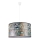 Duolla - Lámpara de araña infantil de cuerda PRINT M 1xE27/40W/230V d. 35 cm carteles