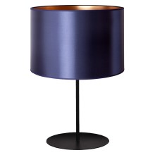 Duolla - Lámpara de mesa CANNES 1xE14/15W/230V 20 cm azul/cobre/negro