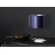Duolla - Lámpara de mesa CANNES 1xE14/15W/230V 20 cm azul/plata/negro