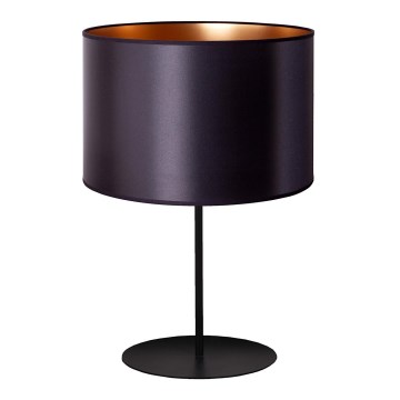 Duolla - Lámpara de mesa CANNES 1xE14/15W/230V 20 cm negro/cobre