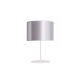 Duolla - Lámpara de mesa CANNES 1xE14/15W/230V 20 cm plata/cobre/blanco