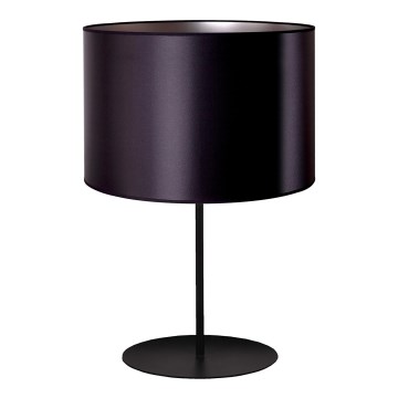 Duolla - Lámpara de mesa CANNES 1xE14/15W/230V diá. 20 cm negro/plata