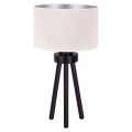 Duolla - Lámpara de mesa LYON 1xE27/15W/230V color crema