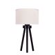 Duolla - Lámpara de mesa LYON 1xE27/15W/230V color crema
