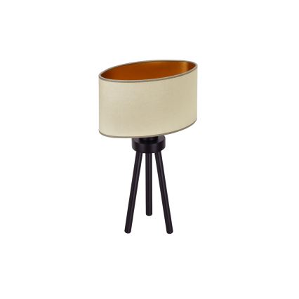 Duolla - Lámpara de mesa OVAL VEGAN 1xE27/15W/230V diá. 30 cm beige