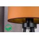 Duolla - Lámpara de mesa OVAL VEGAN 1xE27/15W/230V marrón