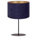 Duolla - Lámpara de mesa ROLLER 1xE14/15W/230V azul/dorado