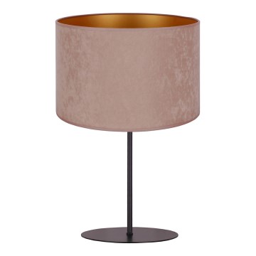 Duolla - Lámpara de mesa ROLLER 1xE14/15W/230V diá. 20 cm beige/dorado