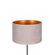 Duolla - Lámpara de mesa ROLLER 1xE14/15W/230V gris/dorado
